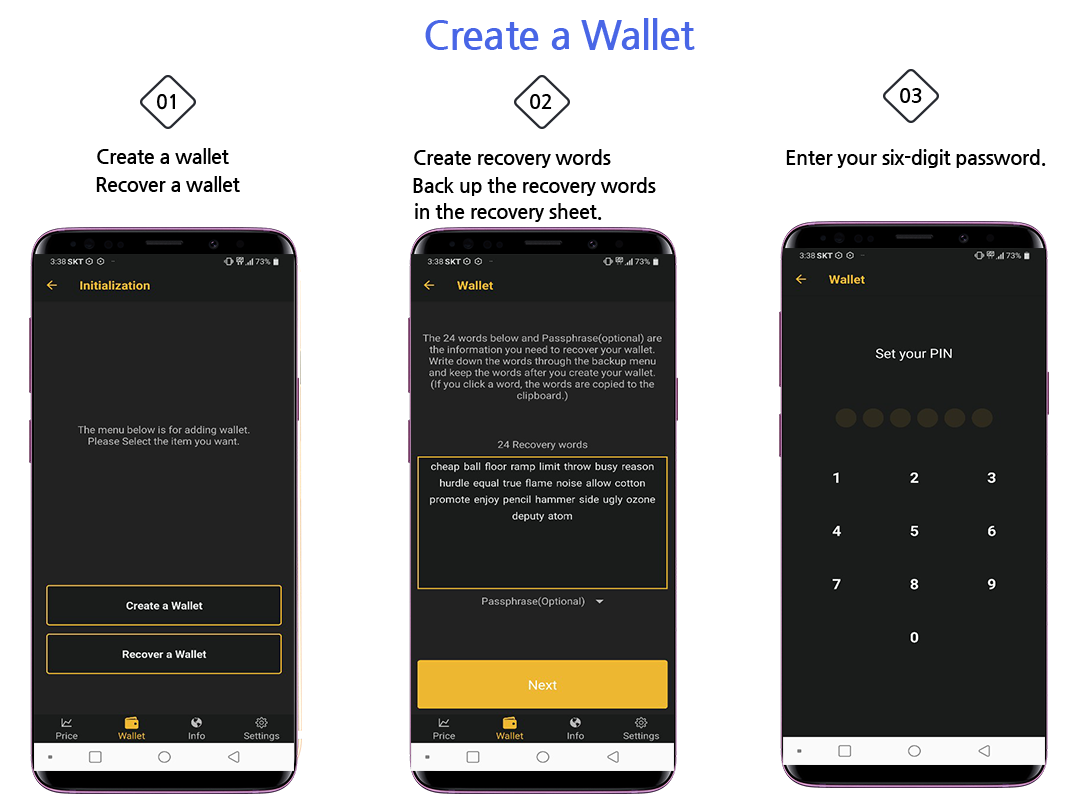 KeyWallet Touch